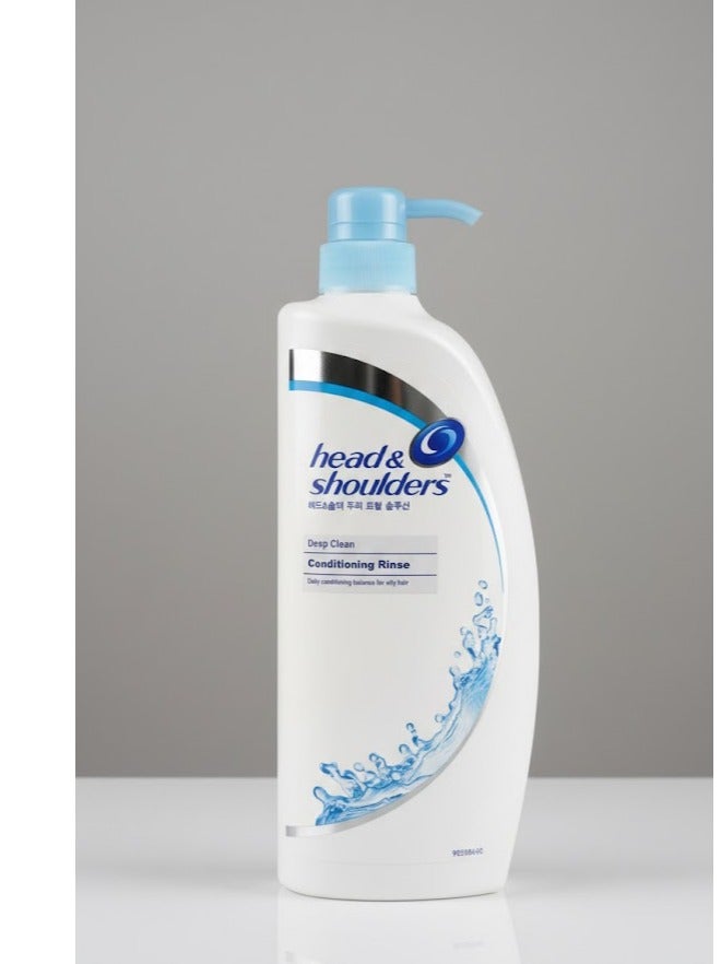 Head & Shoulders Deep Clean Conditioning Rinse - Daily Conditioning Balance for Oily Hair 850ml